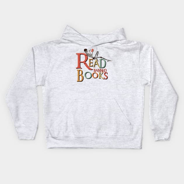 Read Banned Books Kids Hoodie by Xtian Dela ✅